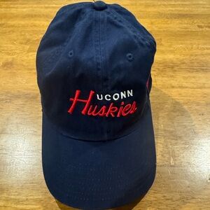 Nike UConn Huskies Heritage 86 Hat OSFA Navy Unisex Dri Fit NEW With Tags